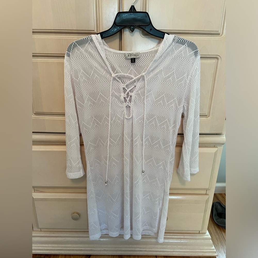 White Cover Up Dress